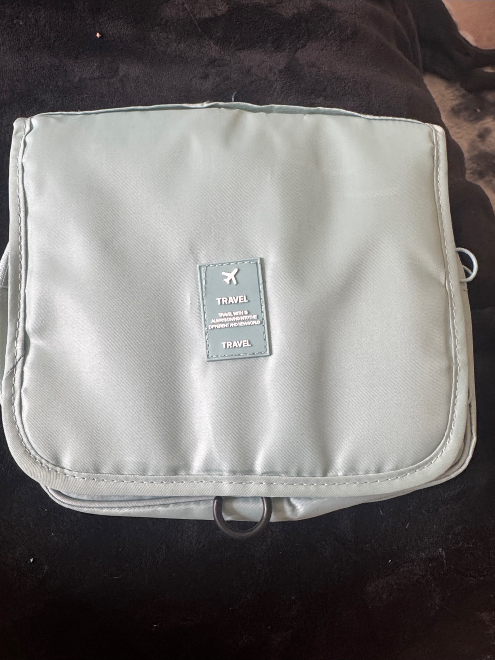 Travel Bag in Light Sage Green